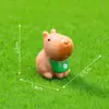 Figura de Capibara Linda para Micro-Paisajismo con Sonidos Homófonos, Accesorio Colgante para Decoración de Jardín DIY, Adorno Pequeño