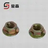 Tuerca de Seguridad Dentada con Brida Hexagonal Tuerca Antiaflojamiento Tuerca con Superficie de Brida Fabricante Punto