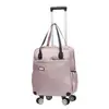 Bolsa con Carrito de Ruedas Universal Ligera, Maleta de Mano para Viaje, Carrito Desmontable, Mochila Plegable para Distancias Cortas, Mochila para Equipaje de Estudiante