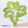 Plantas Verdes Artificiales Paisajismo Plantas Falsas Plantas en Maceta Hoja de Tortuga Árbol del Dinero Palma del Viajero Palma Areca Planta Potos Arreglo Floral de Pared