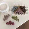 Presilha Colorida Onda Dopamina para Cabelo Espesso de Mulheres, Novo Estilo Verão 2026 Presilha Tubarão Acessório de Cabelo para a Parte de Trás da Cabeça