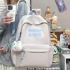 Mochila nueva de alto estilo japonés ins, fresca y dulce, para estudiantes de secundaria y preparatoria, bolsa escolar ligera para niñas, bolsa de hombro doble de gran capacidad