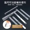 Calibre de Fresta de Aço Inoxidável de Alta Precisão Peça Única Calibrador de Espessura Plugue de Fresta 0,01-5mm Comprimento 150mm