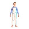 Novo Fato de Mergulho Infantil Feminino 2.5mm Manga Longa Calças Roupa de Natação Quente Mergulho Surf Medusa