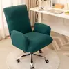 Funda para Silla de Ordenador, Funda para Silla de Oficina Reclinable, Funda para Silla Giratoria de Estudio, Funda Lavable, Funda para Silla Ejecutiva, Funda para Sofá Individual, Cobertura Total