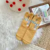 Meias de Lã Plush para Mulheres, Meias Grossas Quentes de Inverno até o Meio da Panturrilha, Meias para Chão, Meias para Dormir em Casa, Lã Coral Fofa para Maternidade