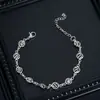 Pulseira Vazada Emendada de Aço Inoxidável para Homens, Simples e Luxuosa, Sensação de Alto Padrão, Joia Versátil da Moda Tendência Atacado
