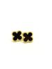 Amazon Explosions Fashion Titanium Steel Four-leaf Clover Brincos Femininos Brincos de Celebridades da Internet Estilo Elegante e Doce