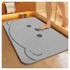 Alfombrilla absorbente para baño con diatomeas suaves, antideslizante, de secado rápido, para puerta de inodoro y hogar