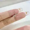 E2522 Aretes Perforadores de Oreja de Plata S999 de Cuerpo Completo para Dormir, No Necesitan Quitarse, Aretes Pequeños y Ultra Brillantes para Hueso de la Oreja para Mujeres