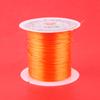 Linha elástica de anel pequeno plano diy feita à mão linha de cristal miçangas colar de pérolas de brincadeira joias linha de acessórios de seda plana