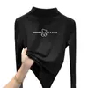 Prenda interior de forro polar de doble cara de moda para niñas, ropa interior de dibujos animados para otoño e invierno, top casual cálido de manga larga cepillada para niños mayores