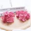 Flor Simulada Borda Queimada Cabeça de Hortênsia Acessórios Feitos à Mão DIY Decoração de Casa Acessórios para Headwear de Casamento Combinação Hanfu