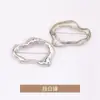 Broche de metal com formato irregular, broche corsage retrô estiloso, acessório para roupa, pino anti-exposição