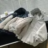Chaqueta de Algodón con Capucha para Niños con Forro Polar Estilo Invierno 2025 Niños y Niñas Chaqueta Acolchada de Algodón con Orejas de Conejo Abrigo de Algodón de Color Sólido para Bebé Engrosado