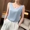 Atacado Transfronteiriço 2025 Novo Verão Roupa Íntima e Roupa Exterior Feminina Tamanho Grande Tops Regatas Menina Quente Colete Branco Gelo Feminino