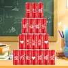 Latas de Coca-Cola Personalizadas para Compromiso, Examen, Inauguración de Casa, Bebidas Grabadas DIY para Cumpleaños Infantiles, Caja de Regalo Creativa