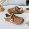 Otoño suela blanda retro versátil transpirable casual zapatos de tablero de entrenamiento moral para mujer 2024 nuevo con cordones zapatos forrest gump A9854