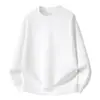 Sudadera de cuello redondo para hombre, top versátil casual de color liso, capa interior de moda para estudiante, prenda exterior de retazos, venta al por mayor para exportación