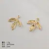 Nuevo Colgante de Hoja de Monstera Verde Fresco de Aleación DIY Pulsera Llavero Decoración Accesorio Materiales