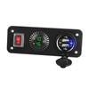 Cargador de coche con pantalla de reloj y doble USB de carga rápida QC3.0, accesorios de modificación de coche, interruptor de tableta, nuevo fabricante