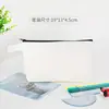 Estuche de lona Amazon transfronterizo con logo personalizado, bolsa de maquillaje de viaje con cremallera para mujer, bolsa de almacenamiento de papelería engrosada al por mayor