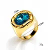 Anillo Geométrico Redondo de Acero de Titanio y Circonita Estilo Ins Europeo y Americano, Joyería para Mujer Moderna y de Alta Gama en Oro de 18K, Resistente al Agua y que No se Desvanece