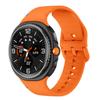 Adecuado para Samsung Watch8/Galaxy Watch8 Estilo Oficial Mismo Estilo Correa de Reloj de Silicona Lisa
