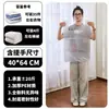 Saco Plástico Grande Cinza Prateado Saco Colete Espessado Tamanho Extra Grande Embalagem de Roupas Logística Saco Portátil para Mudança e Armazenamento