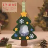 Decoração de Natal Shaker Não Tecido DIY Pingente Artesanal Pequeno Presente Pacote de Material Artesanal Pingente de Feltro