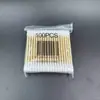 Cotonete de algodão sanitário descartável cotonete de algodão cotonete de algodão para desinfecção de feridas atacado cotonete de algodão descartável para maquiagem 8cm