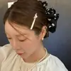 Presilha de Cabelo Coração de Prata Estilo Ouni Coreano, Presilha Simples de Alta Qualidade Estilo Coreano, Presilha para Franja, Presilha Lateral, Acessório de Cabelo Feminino
