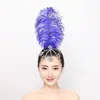 Jiaozhou Yangko tocado abanico apertura danza plaza danza cuadrada tocado de plaza danza clásica folclórica latina actuación de danza cuadrada por Mai Taibao