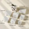 Caja de joyería con cajón minimalista nórdico, almacenamiento, extraíble, para anillos, pendientes, collares, caja de regalo, caja de embalaje para accesorios