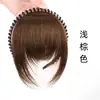 Diadema Flequillos Pelucas Cabello Real de Mujer Preámbulo Patillas Cubierta Cabello Blanco Diadema con Pedrería Flequillo Recto Aire Línea del Cabello Reemisión