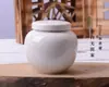 Pote de pasta Lancai pote de vedação de cerâmica garrafa Ejiao tanque de armazenamento selado de medicina tradicional chinesa tanque de armazenamento mini portátil de viagem