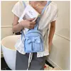Mochila Coreana de Moda con Lazo para Mujer 2025 Nuevo Estilo Ligera Portátil Pequeña para Salir