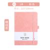 Cuaderno A7 a color papelería para estudiantes banda elástica libro de mano Simple diario de cuero con tacto de piel estilo ins logotipo personalizado