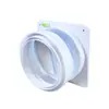 Suministros del Fabricante Válvula de Retención Transparente de Doble Vía, Accesorios de Ventilación para Campana Extractora de Cocina, Válvula Unidireccional, Válvula de Retención de Plástico