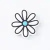 Contas de margarida de silicone, pingentes de pulseira de flor de girassol colorida, acessórios, acessórios de vestuário DIY, decorações