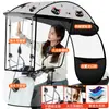 Capa de Chuva, Protetor Solar, Capa à Prova de Vento, Guarda-chuva Removível para Veículos Elétricos, Patinetes Elétricos e Motocicletas