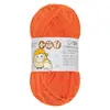 Bola de Nieve Chico Lindo Hecho a Mano DIY Tejido Chenilla Lana Gruesa Bufanda Tejida para Bebé Muñeca con Gancho Bolsa Hilo de Hielo