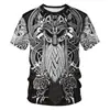 Comercio exterior transfronterizo AliExpress Amazon nueva camiseta 3DT manga corta fábrica directa impresión de figura de personalidad manga corta