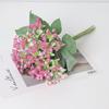 Buquê de Noiva Baihuabang com Flores Artificiais Gipsofila, Arranjos de Flores Secas, Flores Artificiais de Espuma, Plantas Verdes, Flores Artificiais de Alta Qualidade