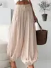 Pantalones jogger ajustados para mujer TK, estilo europeo y americano, pantalones finos de verano, pantalones harén casuales transfronterizos, modelo popular 2026, cintura elástica