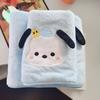 Linda falda de baño para perro Pacha para mujer, se puede usar y envolver, sombrero suave absorbente de vellón de coral para secar el cabello, toalla de baño para natación, toalla de baño