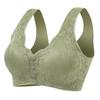 Ropa interior de madre Sujetador con hebilla frontal para mujer Sujetador tipo chaleco sin aros de acero para mujeres de mediana edad y mayores Sin costuras Talla grande Verano Fino
