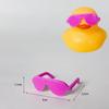 Pato Social Pato Amarillo Gafas Juguete Accesorios Al por Mayor para Tiendas de Té de Leche Mini Gafas de Sol de Pato Adornos Mismo Estilo que los Vecinos