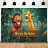 Directo de fábrica El Rey León Simba Mufasana Nuevo Arreglo de Fiesta Cumpleaños Cálido Foto Infantil