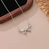 Collar de Lazo para Mujer 2025 Nuevo Diseño Micro-Embellished Nicho Elegante Lujo Accesible Cadena Clavicular Simple Regalo para Mejores Amigas